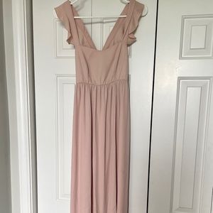 June Maxi Dress (Dusty Blush)- Show Me Your MuMu, size small